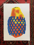 Alice Oehr - Wrapped Papaya Riso Print - A2