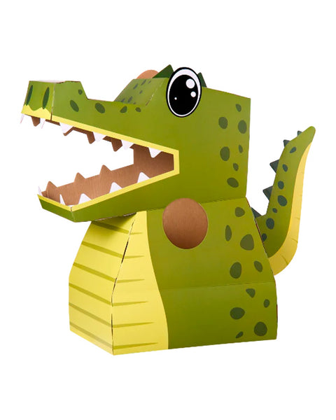 Paper Pops - 3D Cardboard Costume Kit - Billie the Crocodile