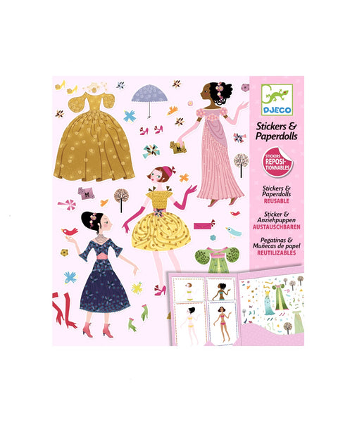 Djeco - Stickers and Paper Dolls