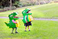 Paper Pops - 3D Cardboard Dinosaur Costume Kit - Rory the T-Rex