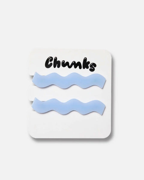 Chunks - Allie Clips in Double Periwinkle