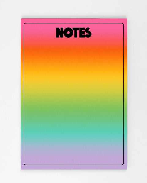 Kiosk - Rainbow Notes Desk Pad