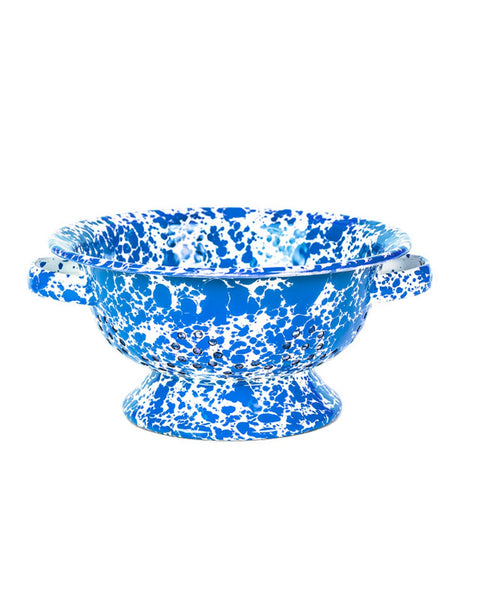 Crow Canyon - Splatter Small Berry Colander - Blue
