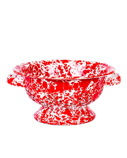 Crow Canyon - Splatter Small Berry Colander - Red