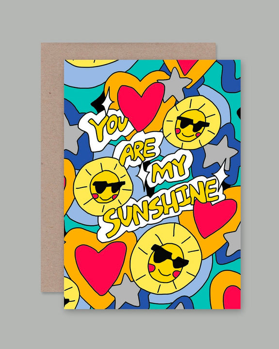 AHD Greetings Card - You Are My Sunshine