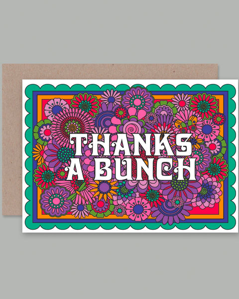 AHD - Greetings Card - Thanks a Bunch