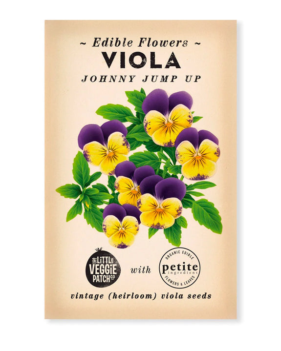 The Little Veggie Patch Co - Viola "Johnny Jump Up" Heirloom seeds